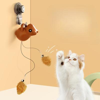 Intelligent Lifting Cat Toy for Pets  Electric Squirrel Hanging Cat Ball  Cat Self-pleasure and Boredom Relief Artifact
