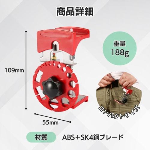 SESHIS Wire Stripper, Cable Stripper, Copper Wire Stripping Machine, Electrical Wire Stripping Tool, Cable, Wire, DIY, Stainless Steel Body, 10 Replac