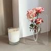 Rahmen Blumenvase - Klare Acrylvase für Blumen, Moderne Kunstvasen für Heimdeko, Dekorative Vasen für Schreibtische, Bücherregal