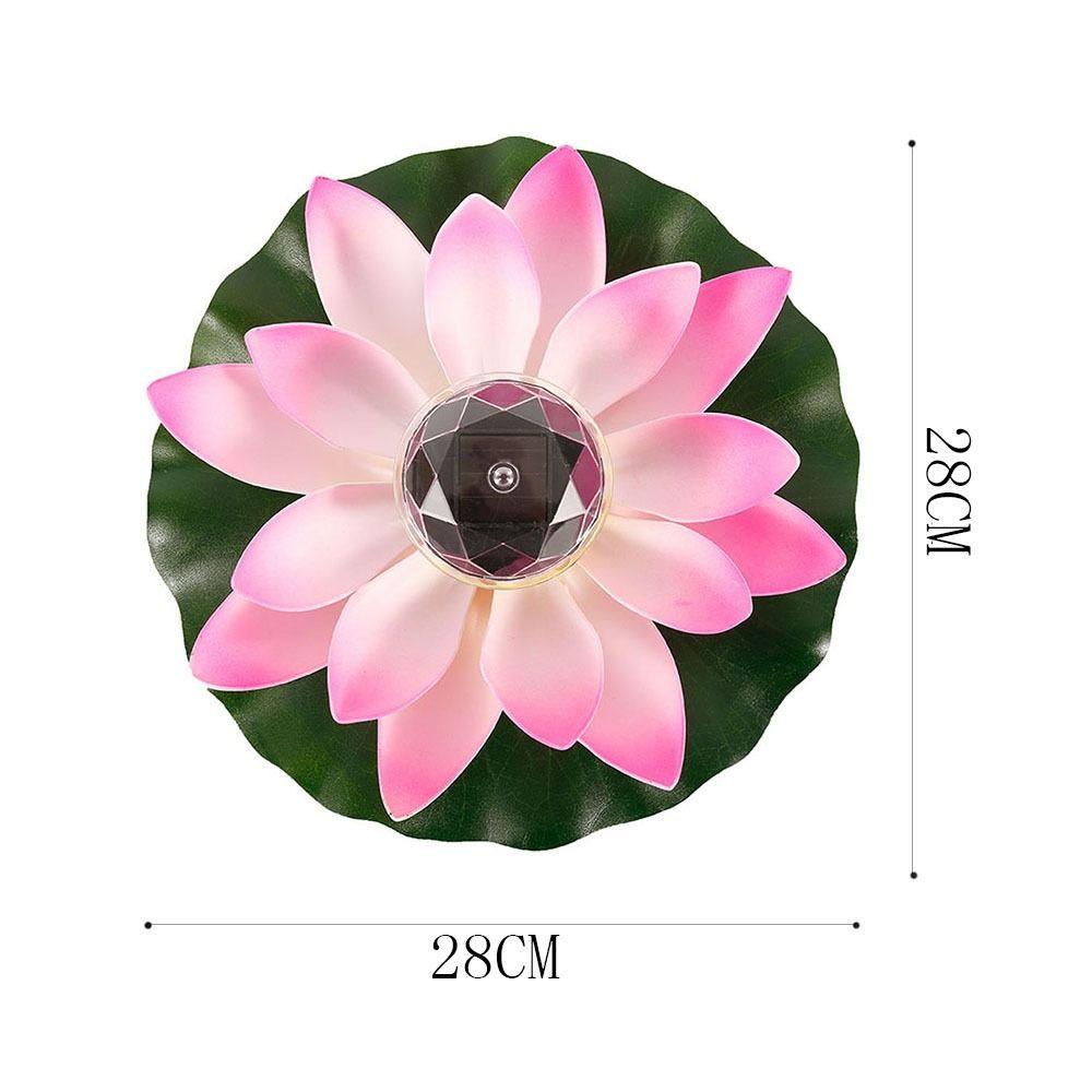 Automatic Sensing Smart Switch Solar Lotus Lamp Waterproof Lotus Wishing Lamp  Easter
