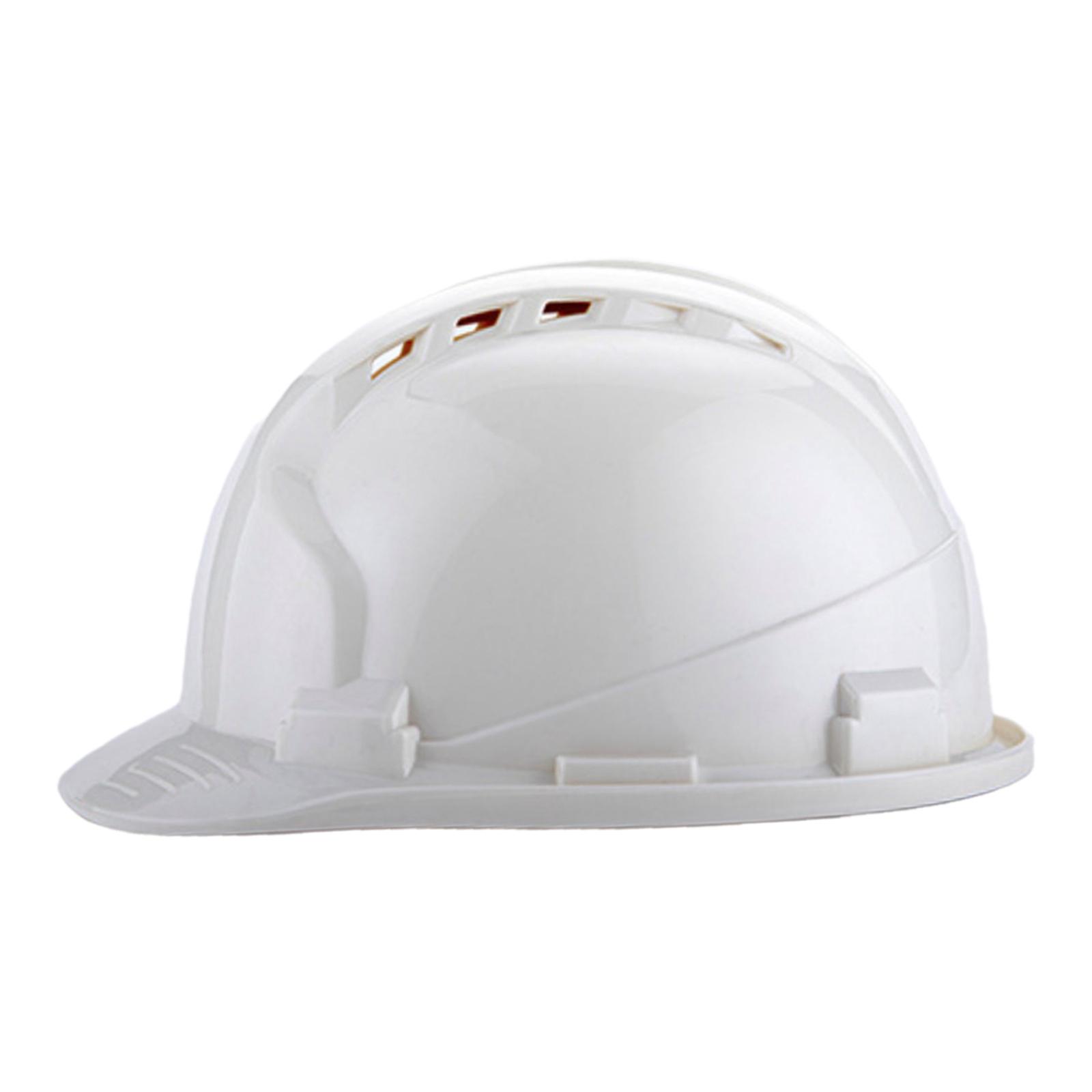 

Hard Hat Breathable Safe Supplies Labor Protection Cap Work Helmet Safe Helmet for Steeplejack Climbing Building Outdoor Men білий