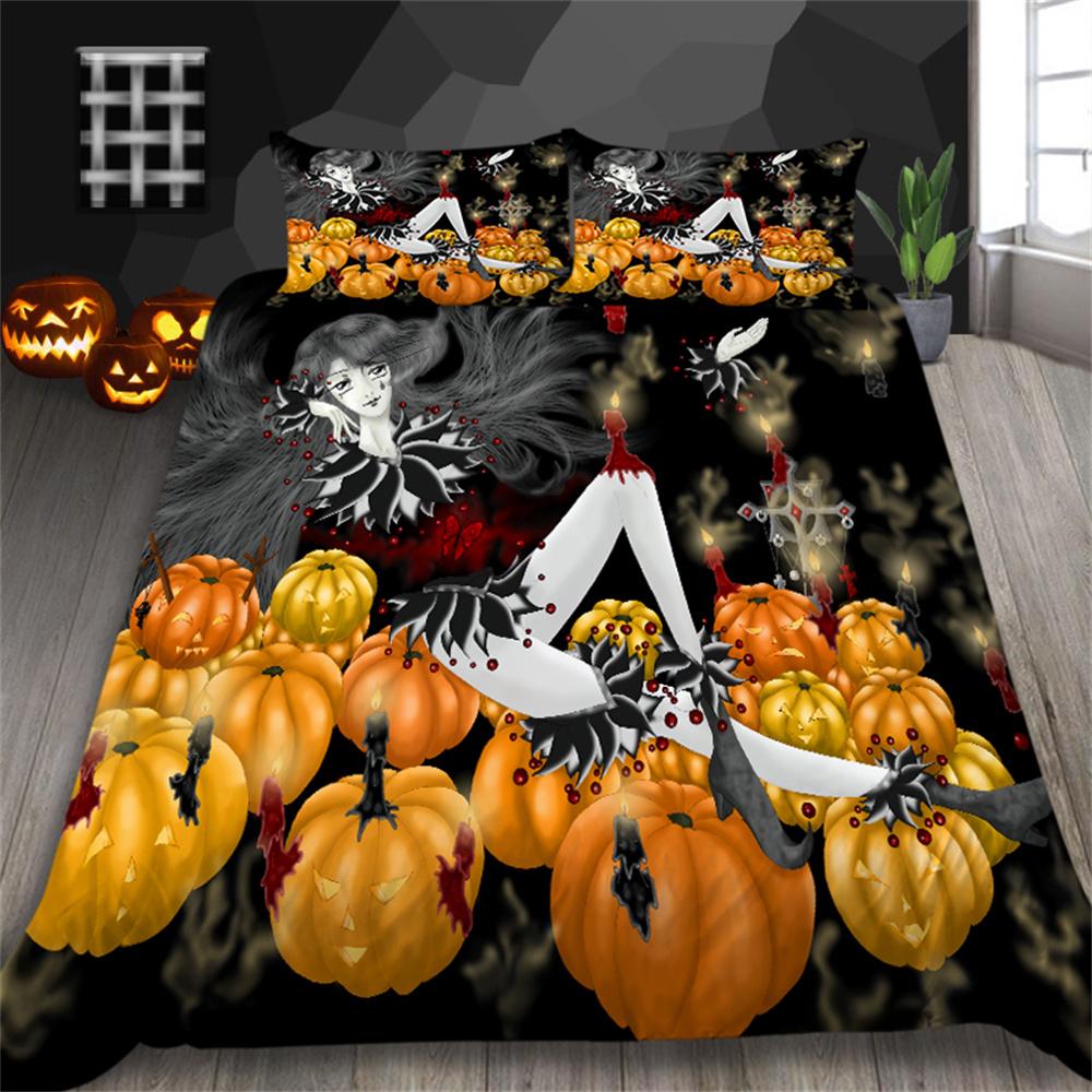 Duvet Cover Set Halloween Home Bedclothes Luxurious Bedding Sets King Size Bedding with Pillowcase Children Bedding Set