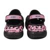 Crocs Classic Crush Puffs Sweetheart Leopard Print Sweet Cool Hot Girl Splashed Ink Hole Shoes Unisex Same Black Pink