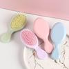 Mini Customizable Logo Cushion Brush: Portable, Girly Hair Styling Comb