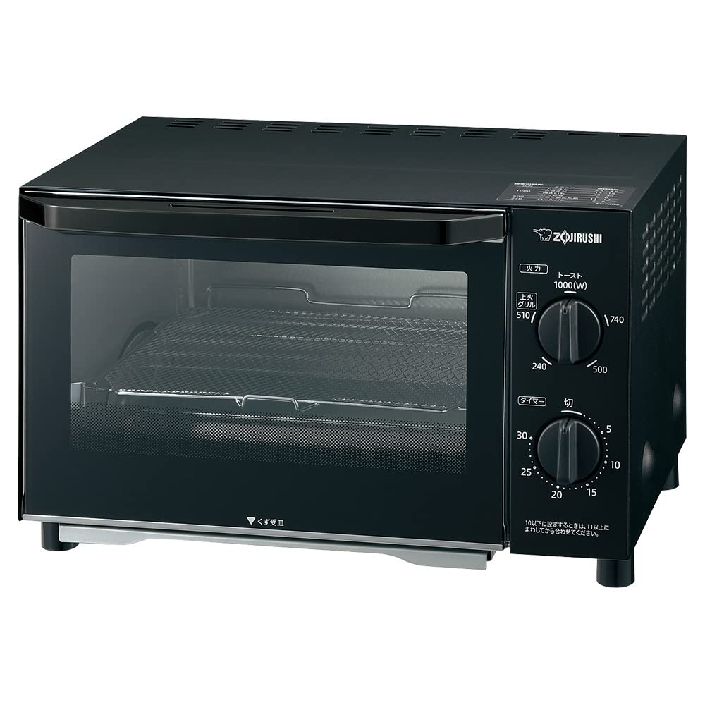 Zojirushi Toaster Oven, 2-Slice, Matte Black, EQ-AH22-BZ
