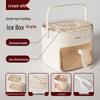 One-Key Ice Tray Mold Set: Food-Grade, Convenient Ice Cube Tray & Bucket for Home Use