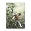 White Flower Dandelion Green Hill House Wall Art Canvas Painting Nordic Posters And Prints Wall Pictures For Living Room Decor