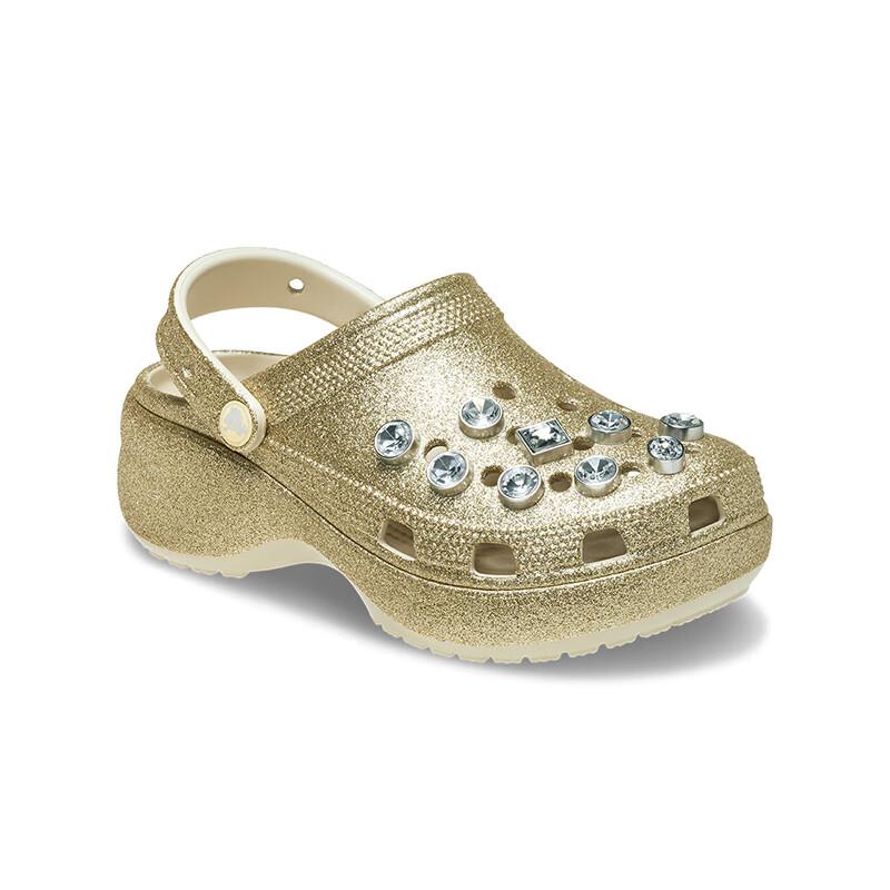 CROCS Classic Shimmering Diamond Cloud Clogs