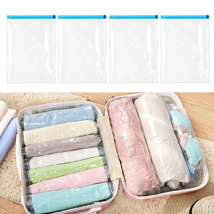 Travel Essential Compression Bags, Vacuum Packing Space Saver Zipper Bag