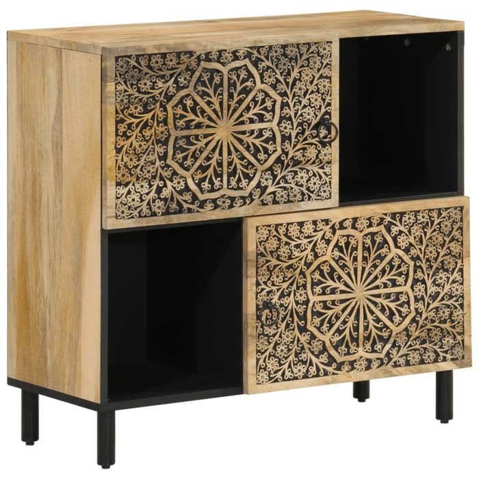 VidaXL Sideboard, Buffet with Legs, Storage Furniture, Living Room Organizer, Home, Solid Wood 358239