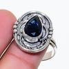 Natural Iolite Quartz Gemstone 925 Sterling Silver Jewelry Ring Size 9.5 AR-17990