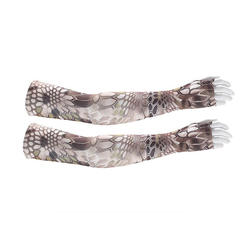 Wholesale Adult's Cooling Arm Sleeves Long Fingerless Gloves Anti-Slip Sun Protection Arm Sleeves
