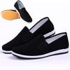 Spring and summer cloth shoes men's old Beijing cloth shoes single shoes men's driving work men's black cloth shoes mountaineering shoes non-slip labo