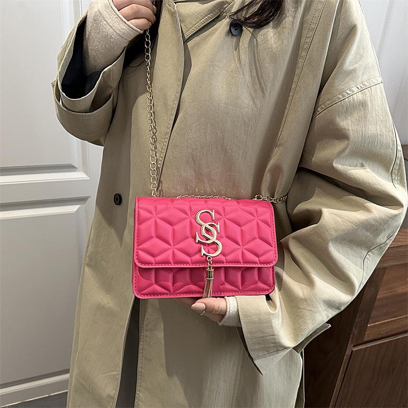 Chain Small Square Bag - Simple and Versatile Single-shoulder Crossbody Bag