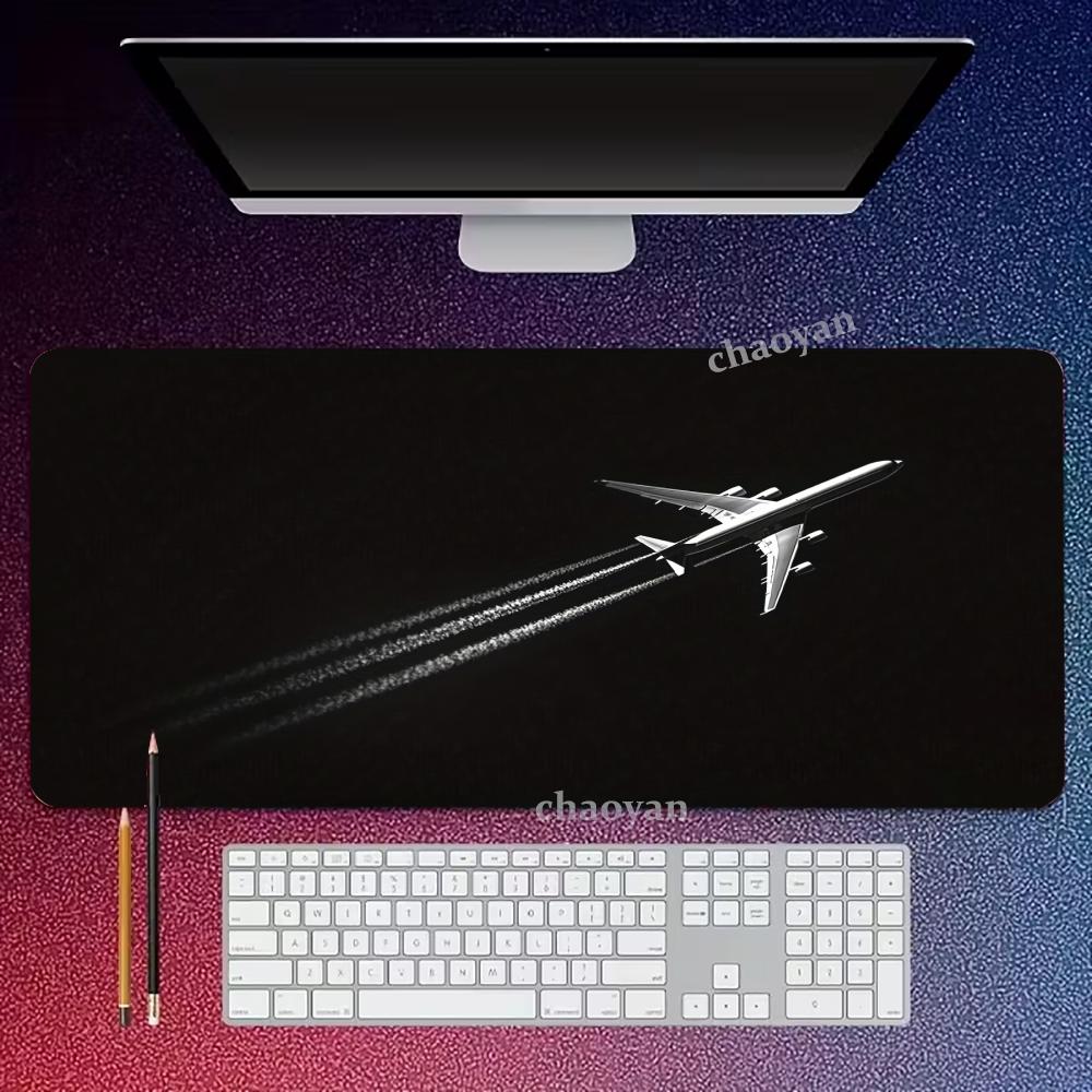 Flight route Mouse Pad Large Computer Office Game Table Mats XXL Rubber Antislip Gaming Keyboard Mousepads Long Desk Pads