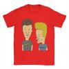 Beavis and Butthead  Premium   TShirts for Men Women  Funny Cotton Tee Shirt O Neck Short Sleeve T Shirt Printed Clothing