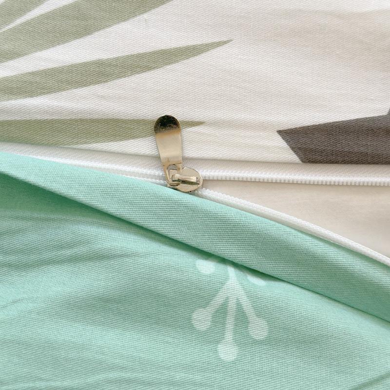 3pcs Leaves Duvet Cover Set Pillowcases No Filling no flat sheet Twin Single Queen King Size Girls Bedding Linen