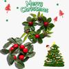 1PC Creative Artificial Crafts Christmas Decoration Hanging Mini Wreath Holiday New Handmade