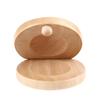 Development Listening Ability Unisex Wooden Percussion Musical Instrument Toy Castanets