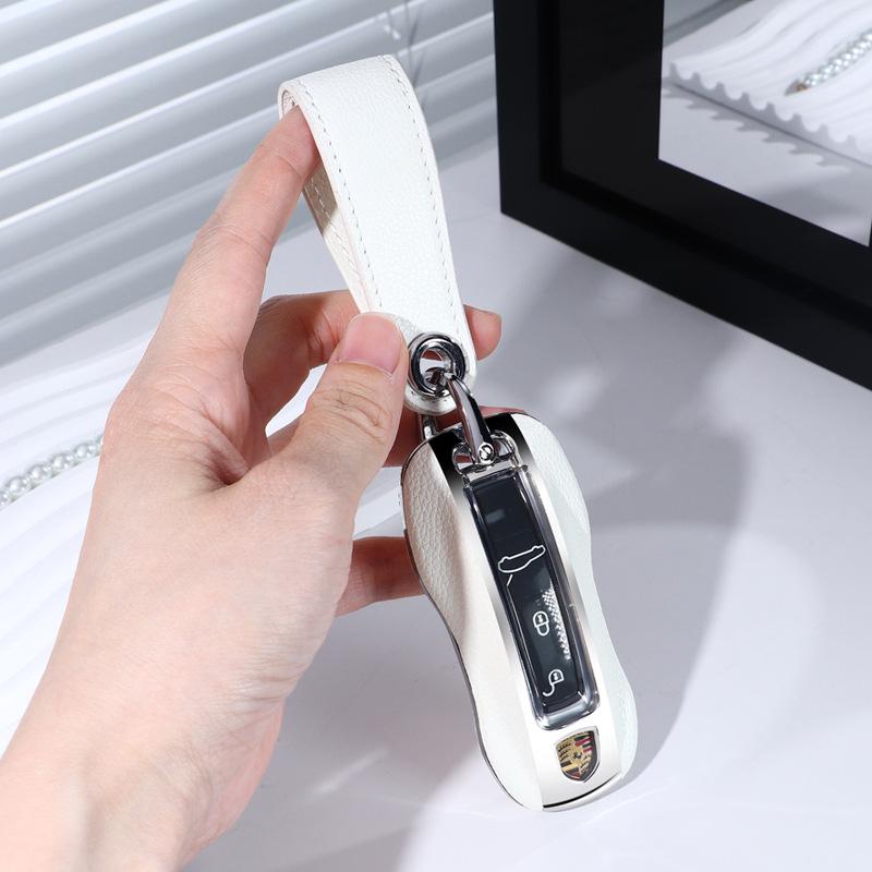 Premium Key Cover for 2024 Porsche Cayenne, Panamera, 911, 918 Model