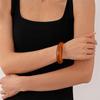 Curved Irregular Wide Bracelet Bohemian Retro Hand Ring Temperament Acrylic Open Bangle  Decoration