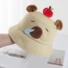 Capybara Embroidery Couple Hat Stylish Streetwear Hat Versatiles Portable Hat Engaging in Leisure Activity