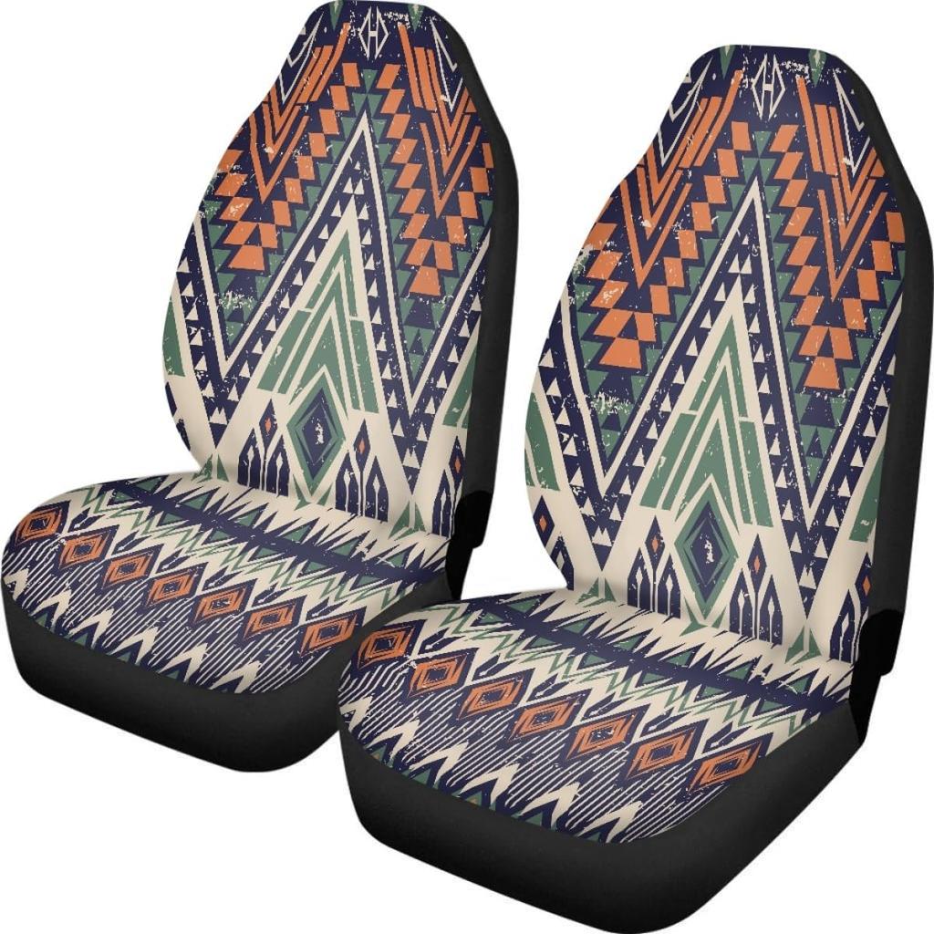 Pehede Car Seat Cover Moon Stars Planet Front for Cars, Easy To Tall Cover Set, Accessories Auto Trucks Van SUV,2 Packs