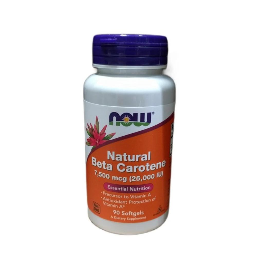 Beta Carotene Natural, 7 500 mcg (25 000 IU) - 90 softgels