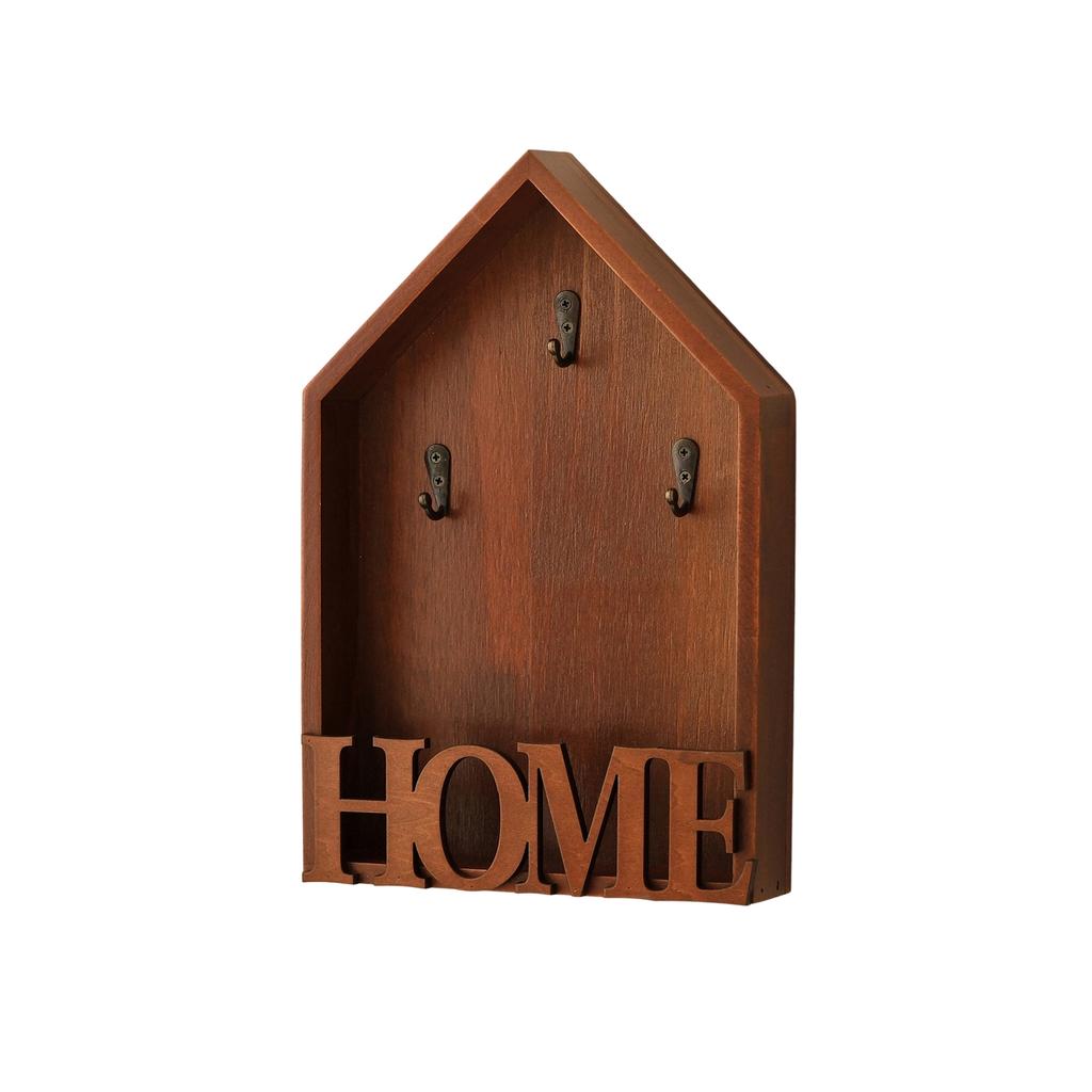 Modern Wood And Metal Key Rack Wall Mounted Entryway Storage Solution With Multiple Hooks Practical Key Holder