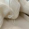Minimalist Bow Knot Pendant Necklace for Women Snake Bone Chain 2026 New Gift for Girlfriend's Birthday