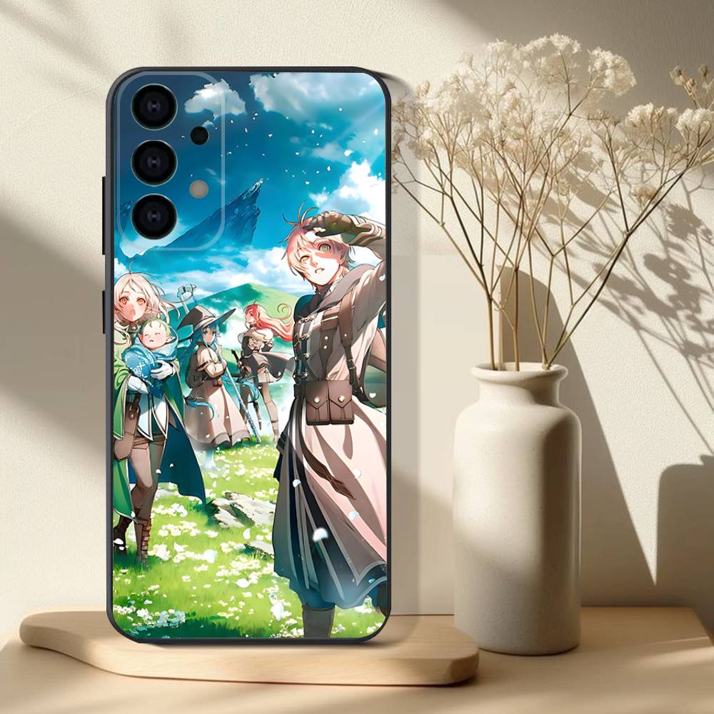 

Mushoku Tensei Jobless Reincarnation Phone Case For Samsung S 25,24,23,22,30,21,10,9,Ultra,Plus,Lite,FE,4,5G Black Soft Case SamsungS9