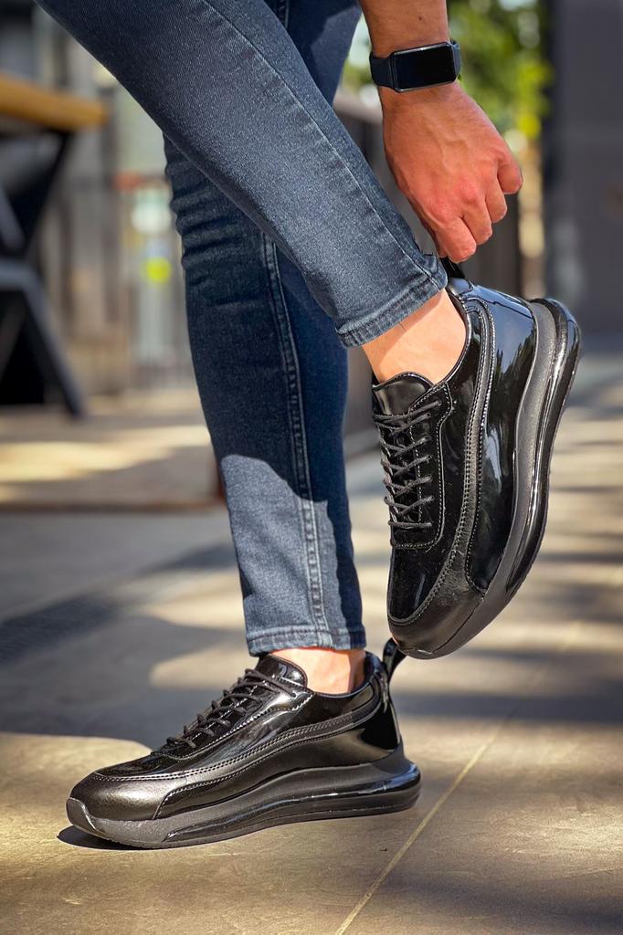 Chekich H Nowa Kolekcja CH2419 But Męski Biały Czarny Brązowy Tan