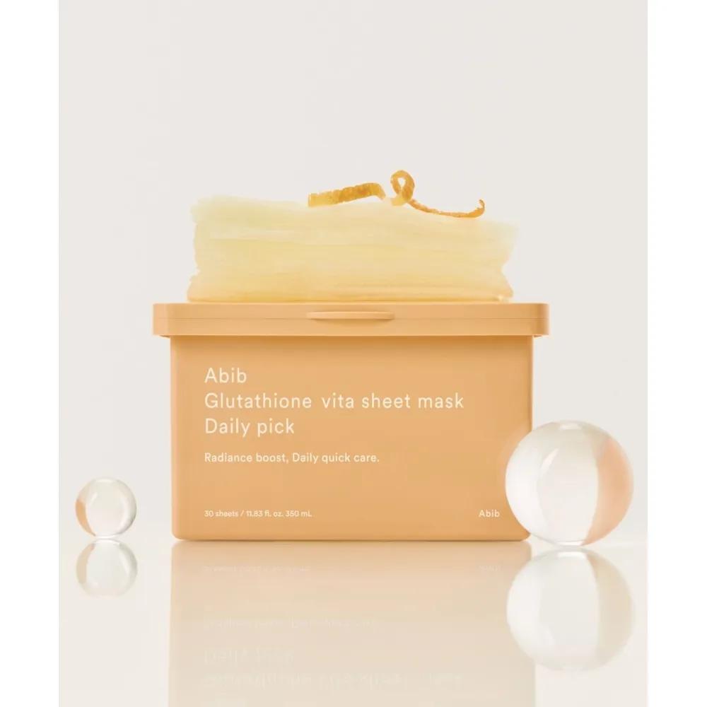 

[1 Pack a Day] Pull-out Glutathione Vita Sheet Mask Daily Pick 30 Sheets