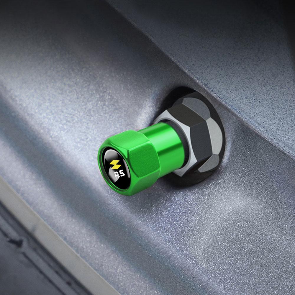 Pro Renault 2026 Nové kryty kol 4 ks Krytky ventilků pneumatik kol auta Autopříslušenství pro Renault Captur Twingo Megane Clio Dus