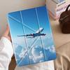 Tablet Case For iPad Pro 11th 10th 9th 8th 7th 12.9inch Air 4 5 M3 M2 1 2 M4 11inch Mini 6 7 Pro 2025 Holder Cover Cloud Sea Jet