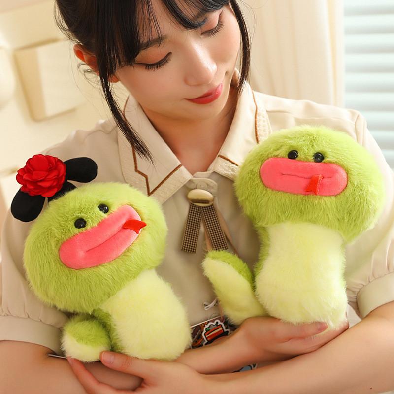 Snake White Little Plush Toy  Doll Plushie  Mascot Gift For Present Birthday
