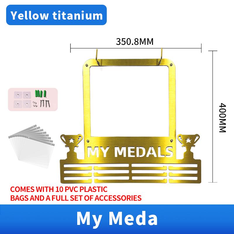 Factory Direct Custom Large Wall Hanger Metal Medal Display Rack for Bulk Medals & Awards Storage