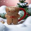 Gingerbread Mug - Festive Insulated Cup, Holiday Coffee Mug, Perfect Christmas Gift. Handwash Only.
