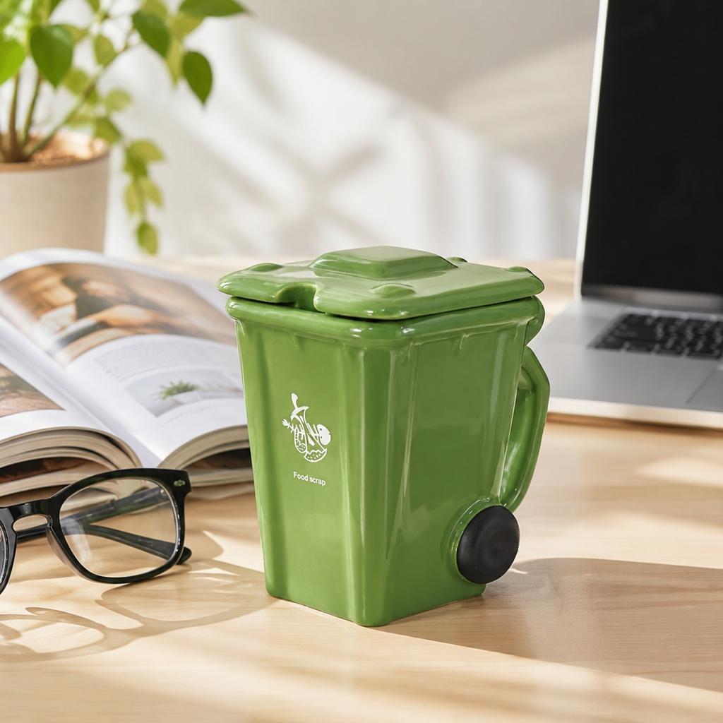 Novelty Ceramic Mug Can Shape, Funny Coffee Mug for Home Everyday Use
