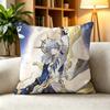 HHonkai Star Rail Sunday  Square DoubleSided printed Pillow Case Bedroom Bedside Pillow Sofa Cushion Cover