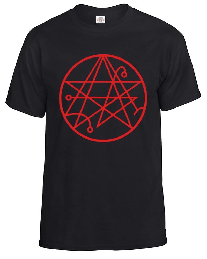 

NEW SIGIL OF THE GATEWAY CTHULHU SYMBOL TShirt Men#039;s Lovecraft mythos Tee Top Unisex T-Shirt XXXXL