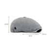 Vintage Denim Beret Women's Summer Cap Men's Forward Cap Newsboy Caps