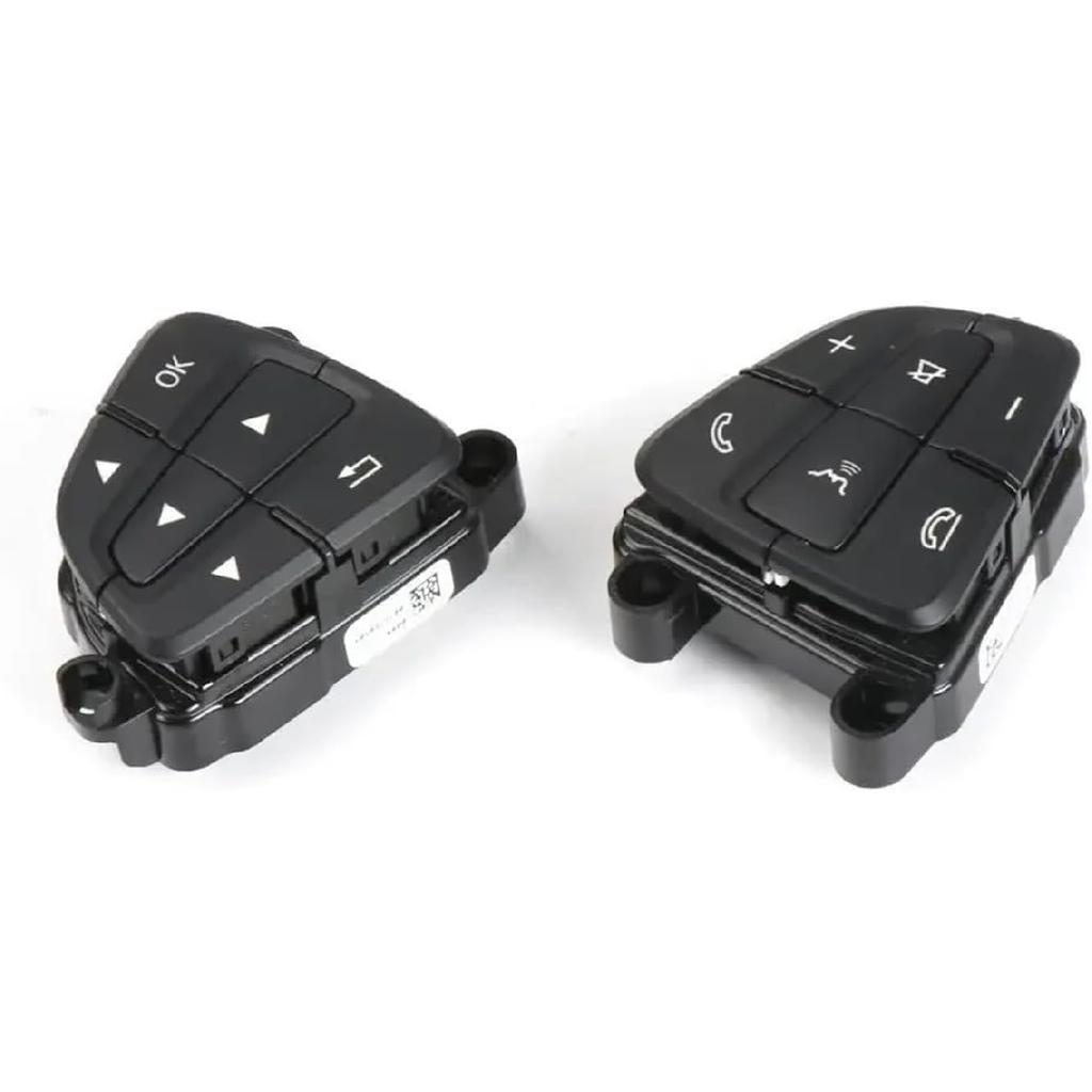 1 Pair 0999050600 Car Multi-Function Steering Wheel Switch Buttons Phone Control Key Compatible with Benz GLS GLE W117 W166 W292 W156 W246