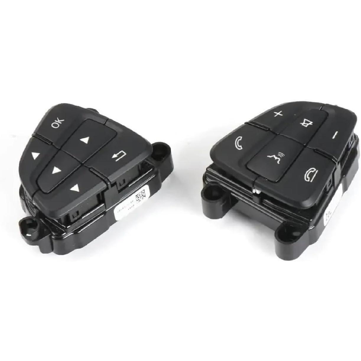1 Pair 0999050600 Car Multi-Function Steering Wheel Switch Buttons Phone Control Key Compatible with Benz GLS GLE W117 W166 W292 W156 W246