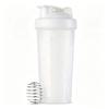 600ml Shaker Bottle 20 Oz with Stainless Steel Ball, BPA Free 20 Oz Plastic Protein Shake Leak Proof for Portable Fitness