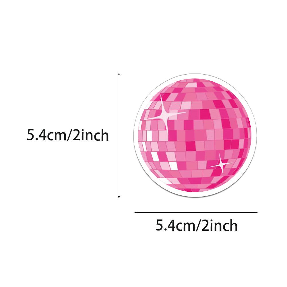 Pink Disco Cowgirl Personality Stickers - 50 Sheets for Journals, DIY, and Phone Cases