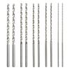 10 Stück HSS Spiralbohrer Set Rundschaft Schlagbohrer 2mm 3mm 3,5mm 4mm 5mm Bohrer Extra Lang 150mm Lochöffner Elektrowerkzeuge
