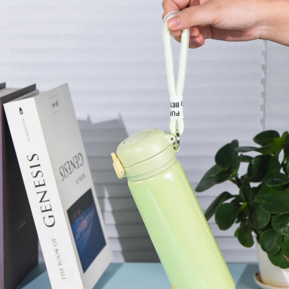 440ml Stainless Steel Vacuum Flask Thermos Cup for Coffee Tea Milk Sports Water Bottle Insulated Travel Mug with Lid