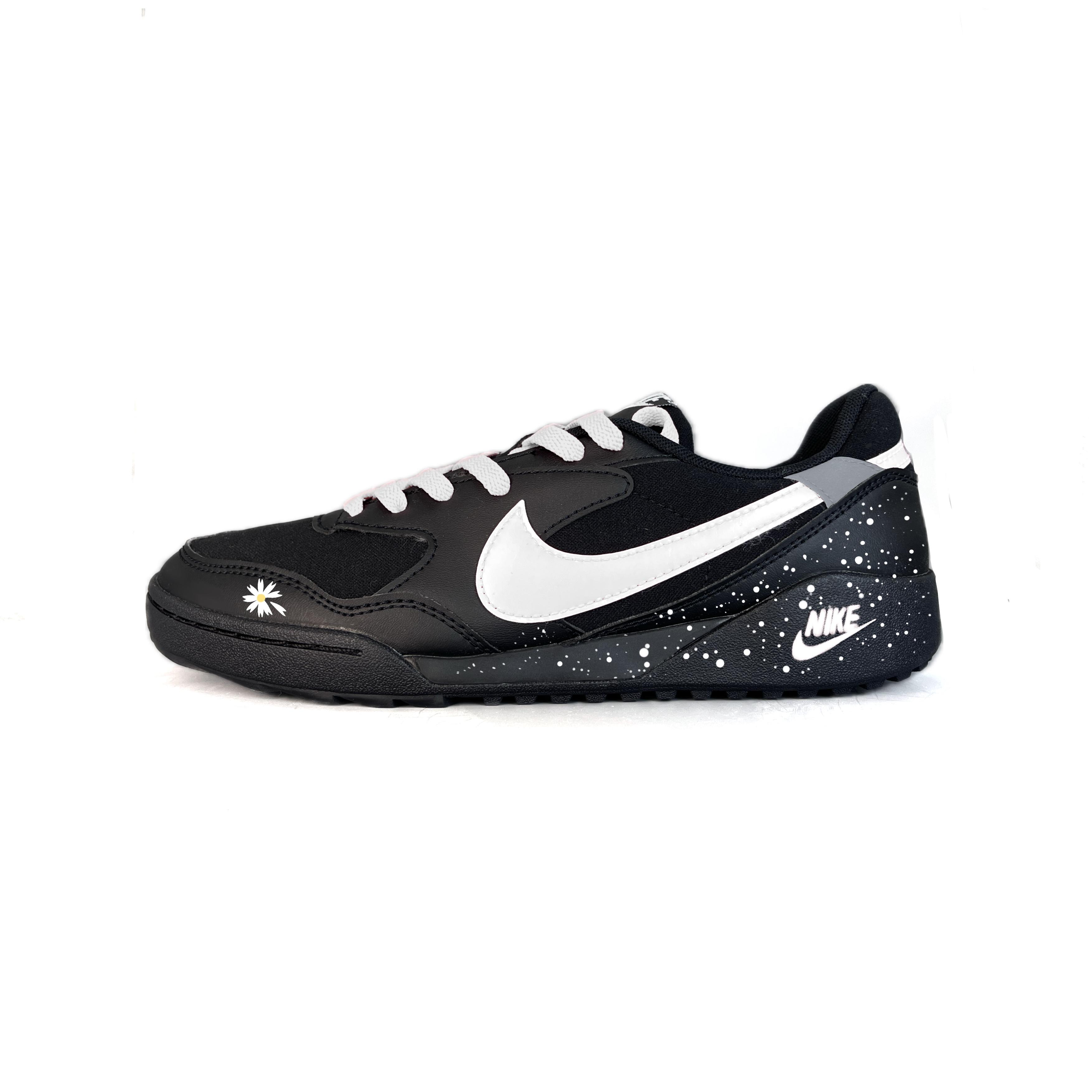 Nike Terra Manta Slip Resistant Abrasion Resistant Low top Casual Shoes Unisex Black White HQ1940-001(Team502-) 40