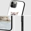 Cute Cat Black Case For Apple Iphone 11 13 12 Mini 14 Pro Max Xr 7 8 +Se 2020 Xs 6 6s Plus 5 5s Silicone Phone Cover Cartoon